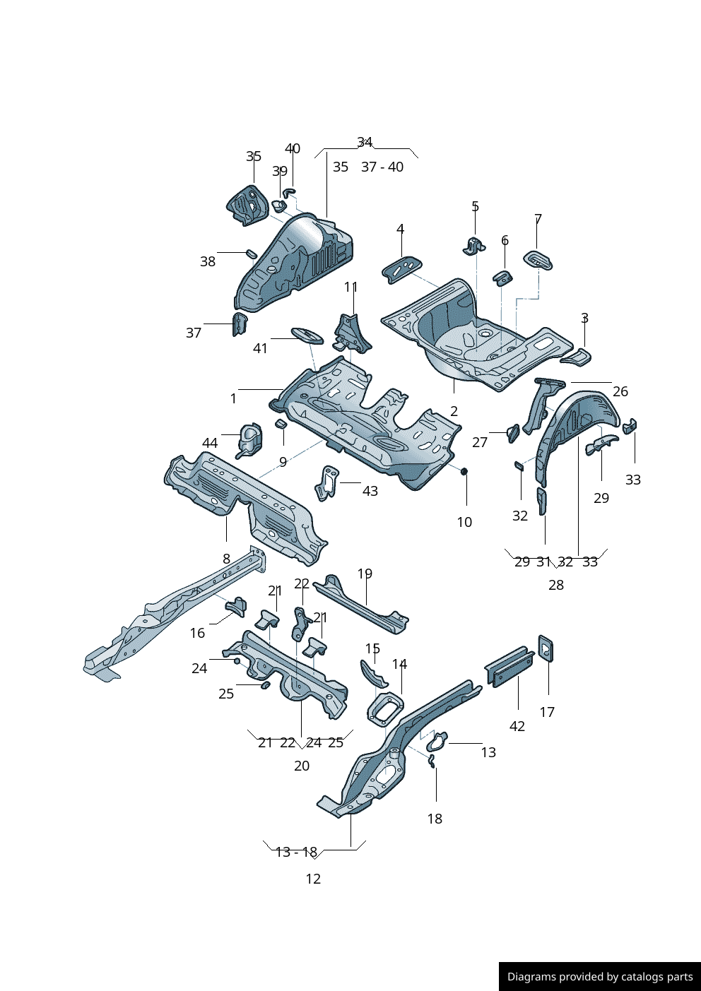 Car part diagram
