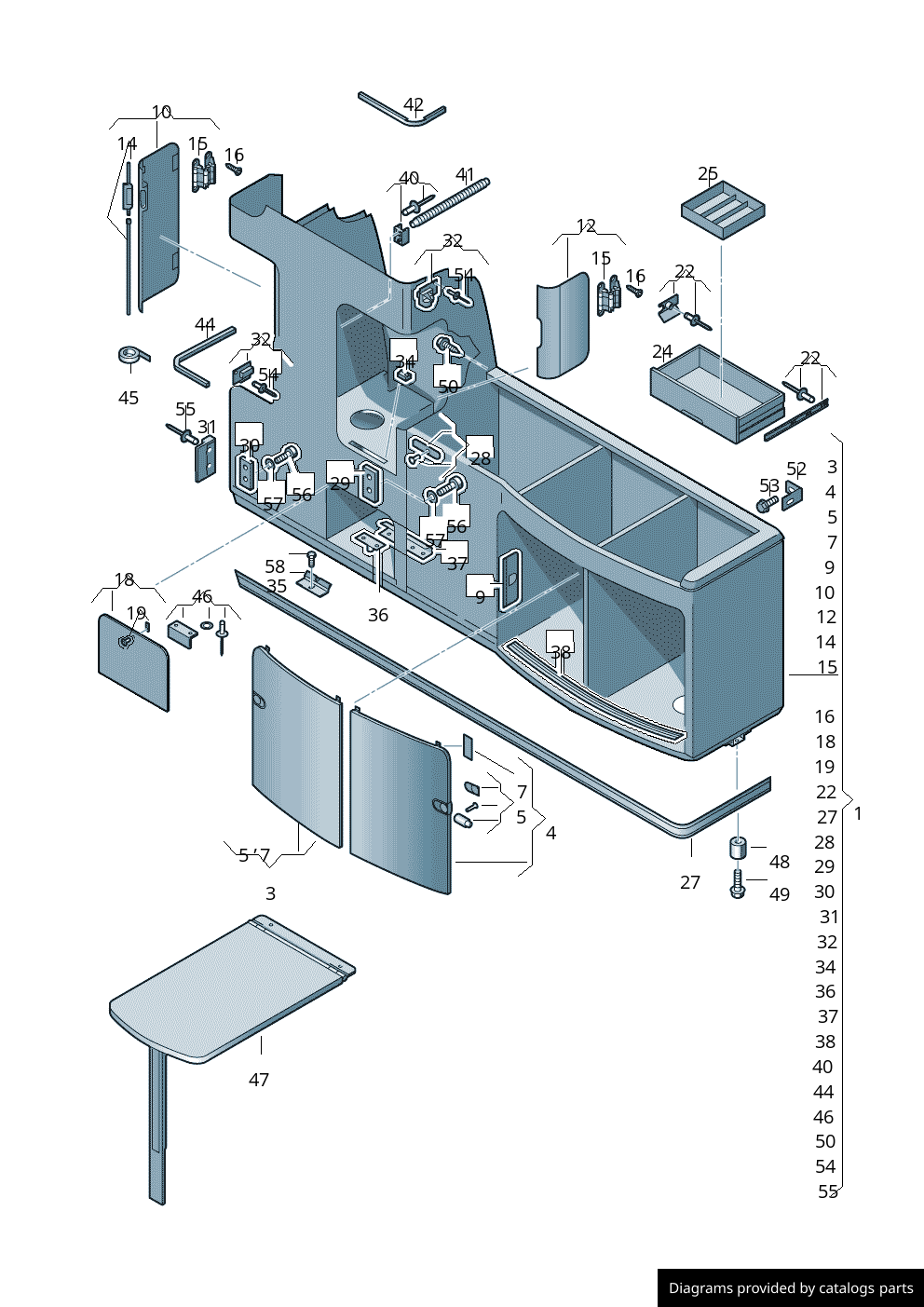 Car part diagram