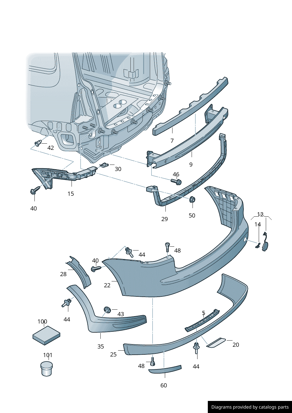 Car part diagram