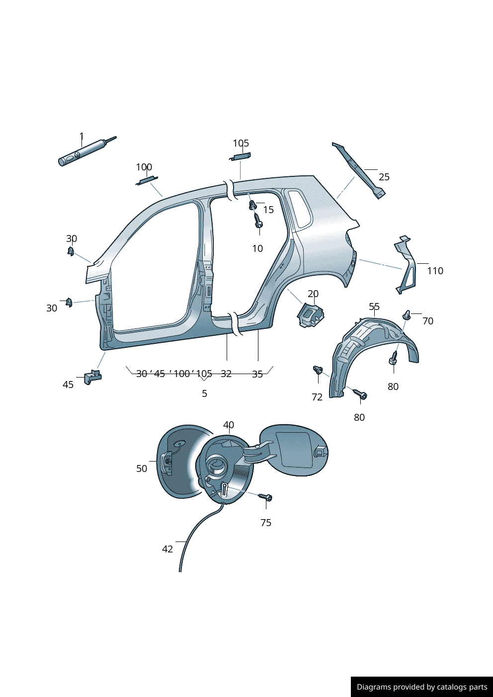 Car part diagram