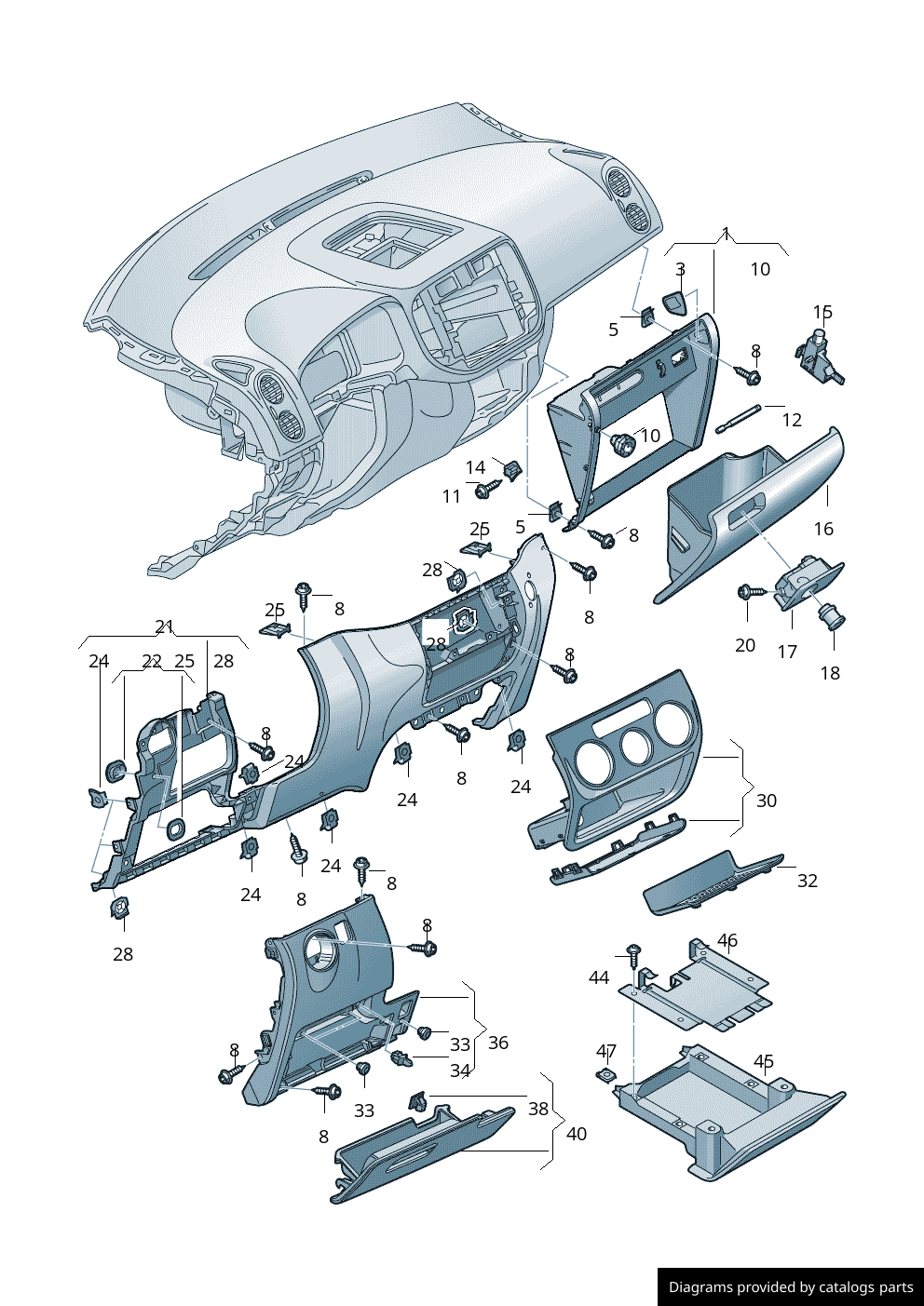 Car part diagram