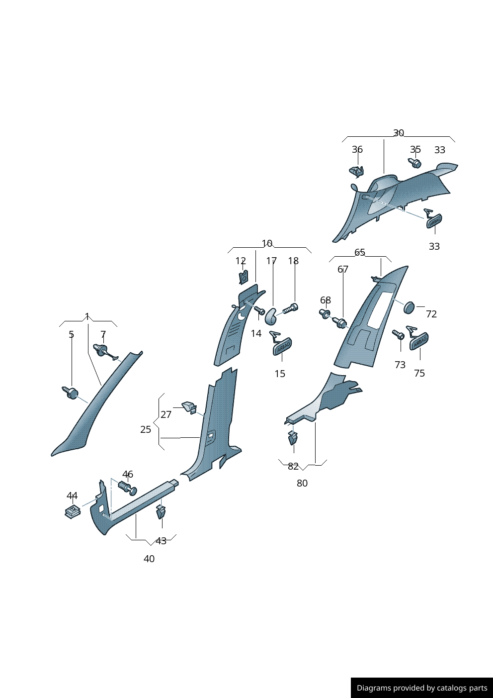 Car part diagram