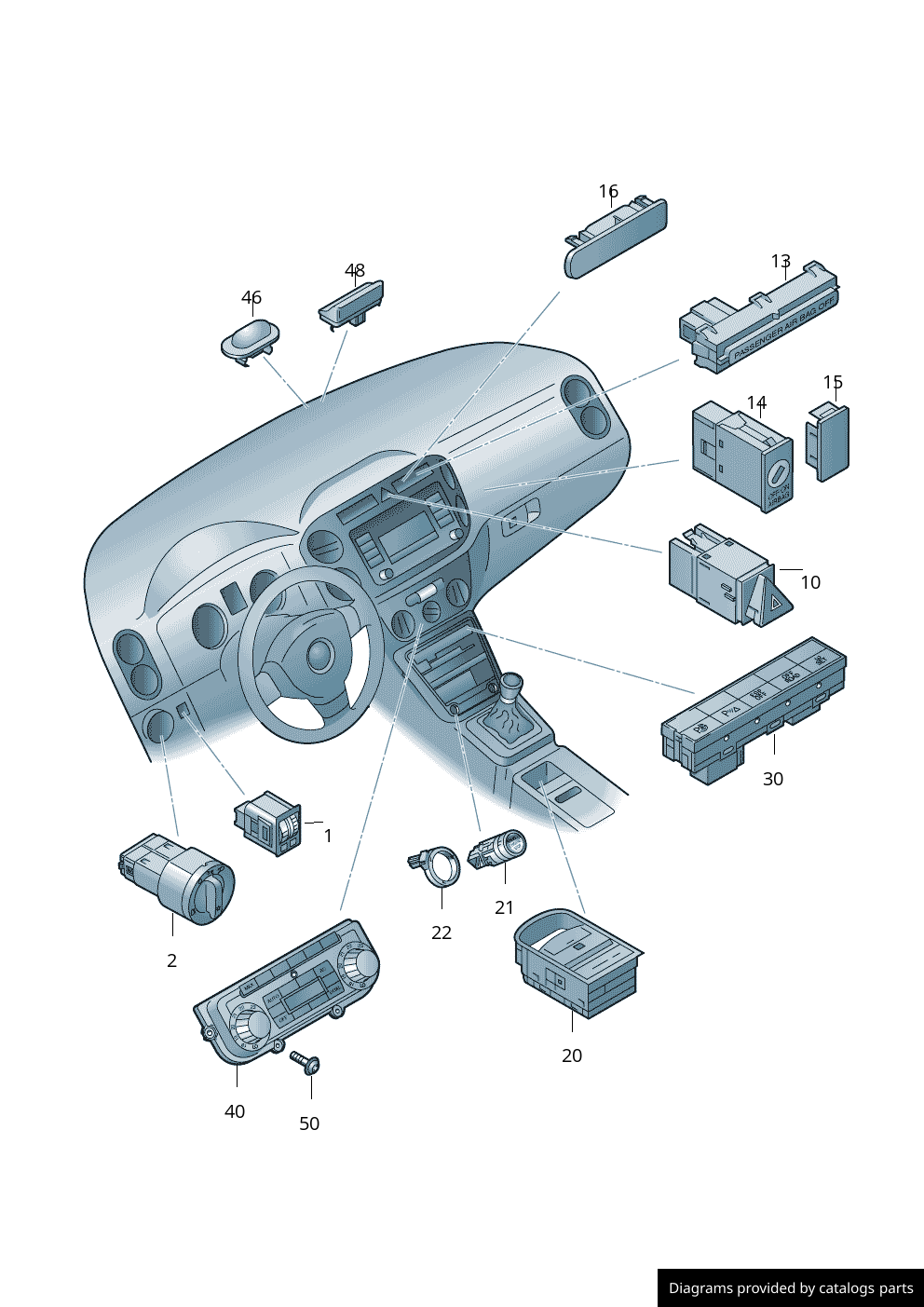 Car part diagram