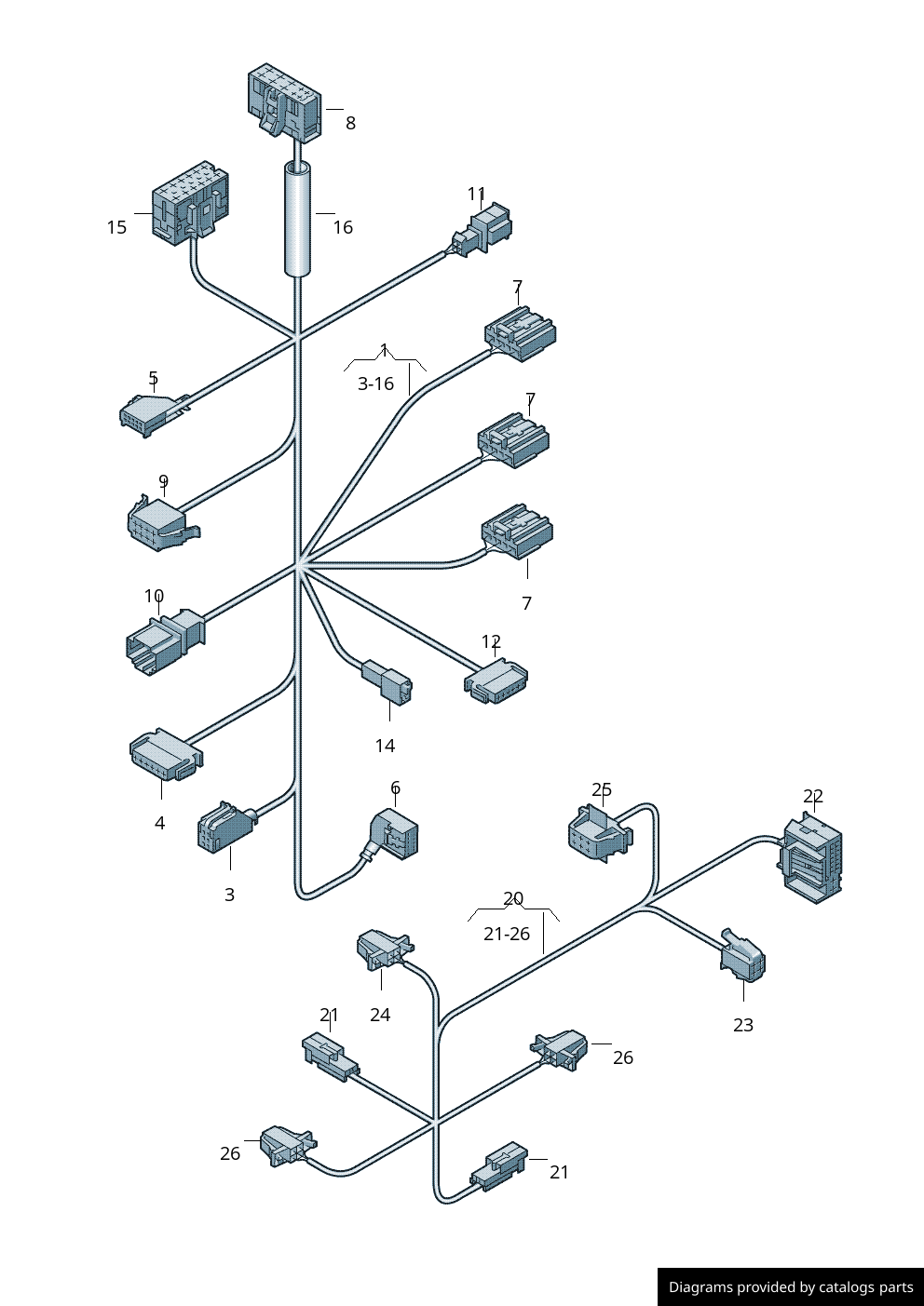 Car part diagram