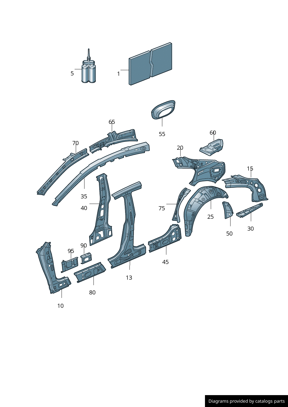 Car part diagram