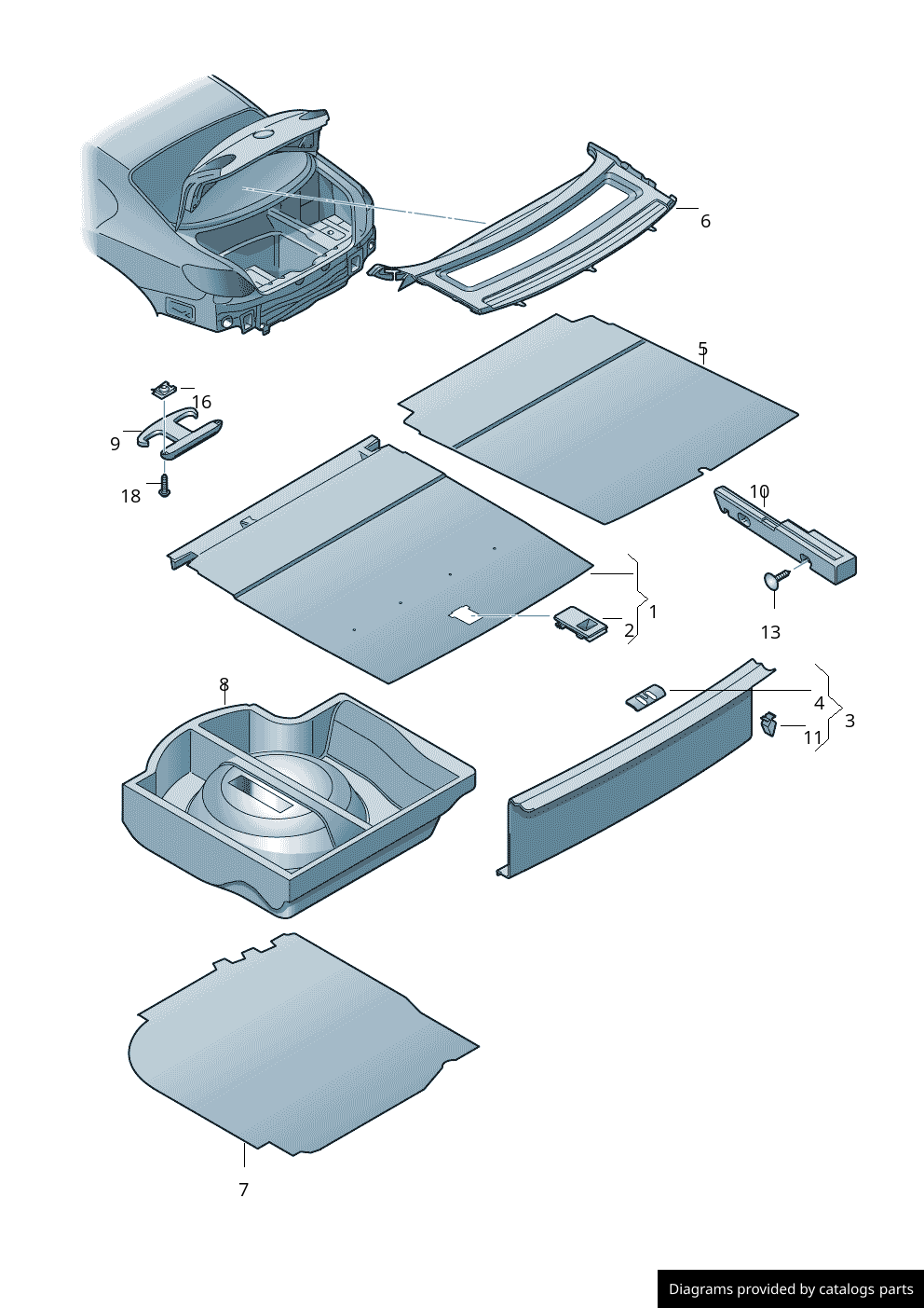 Car part diagram
