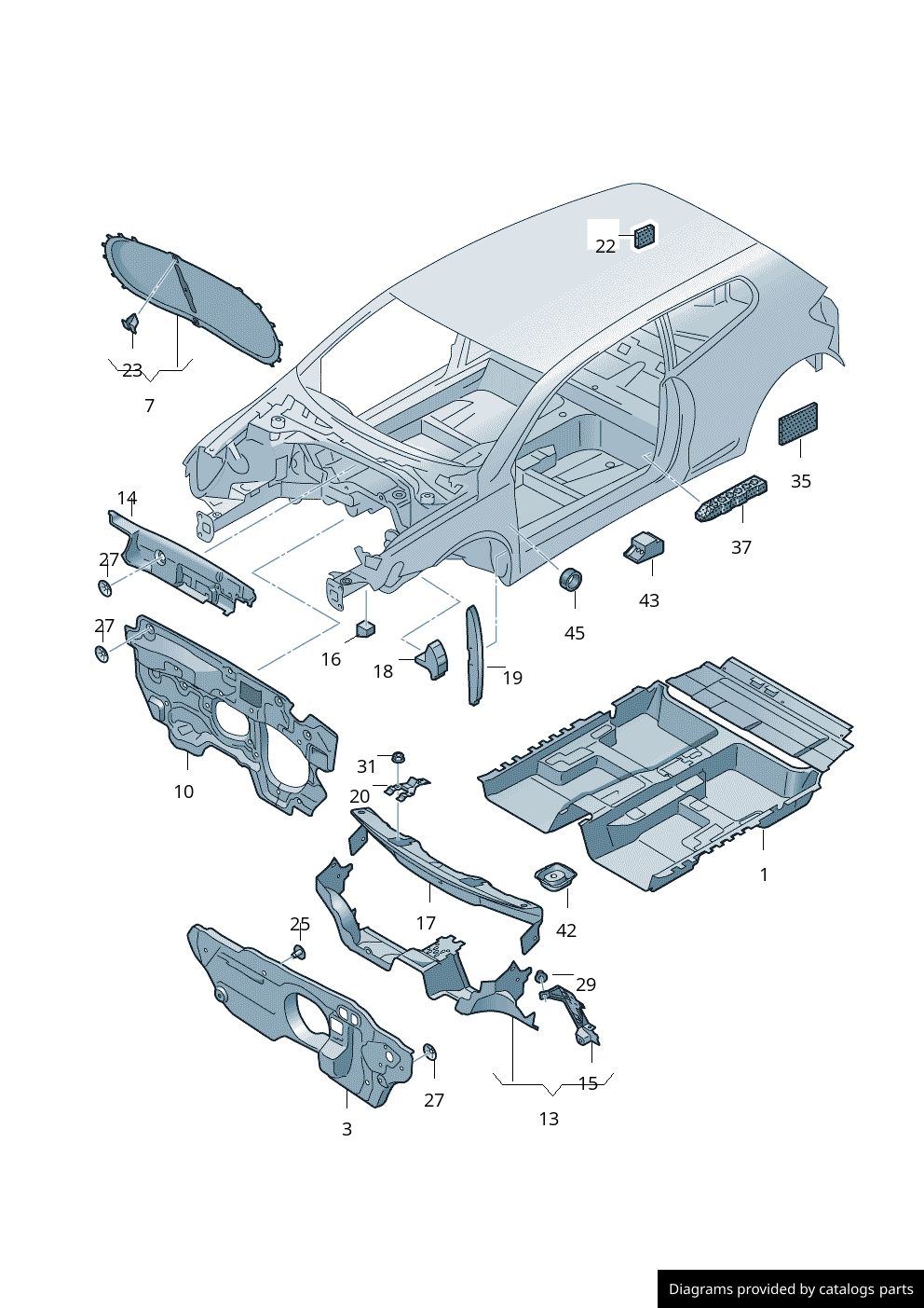 Car part diagram