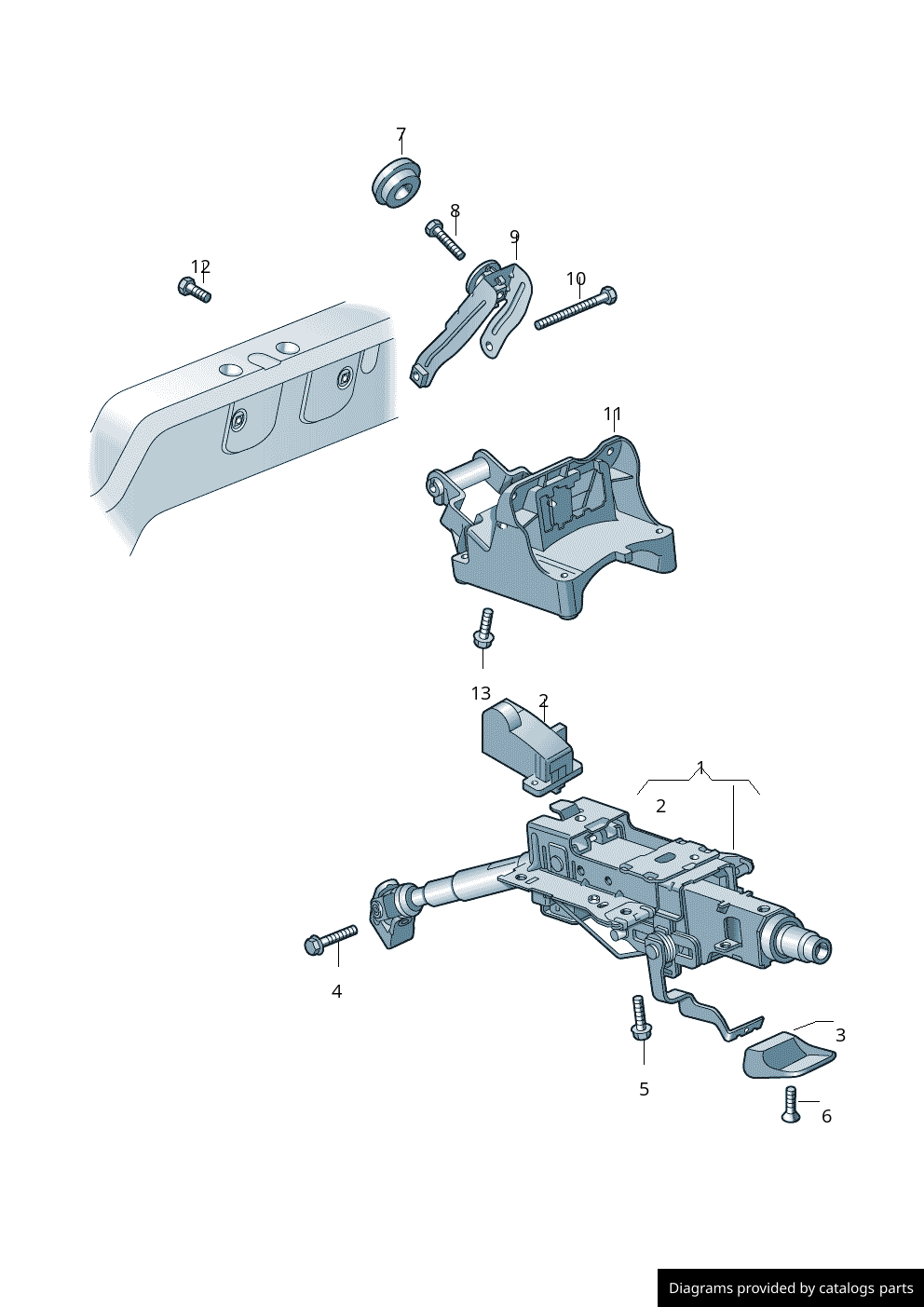 Car part diagram