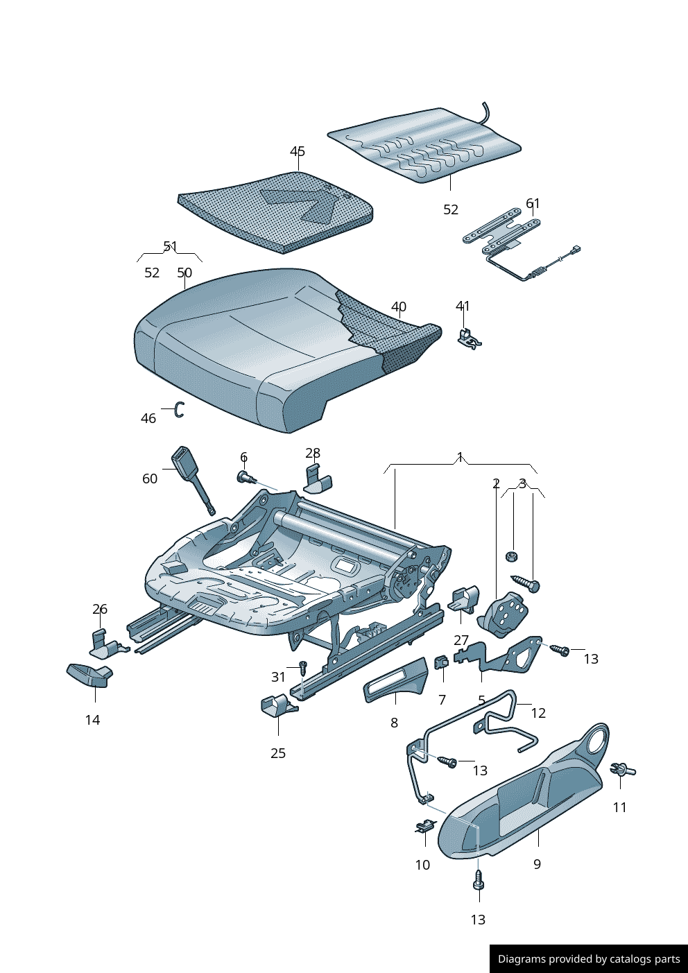 Car part diagram