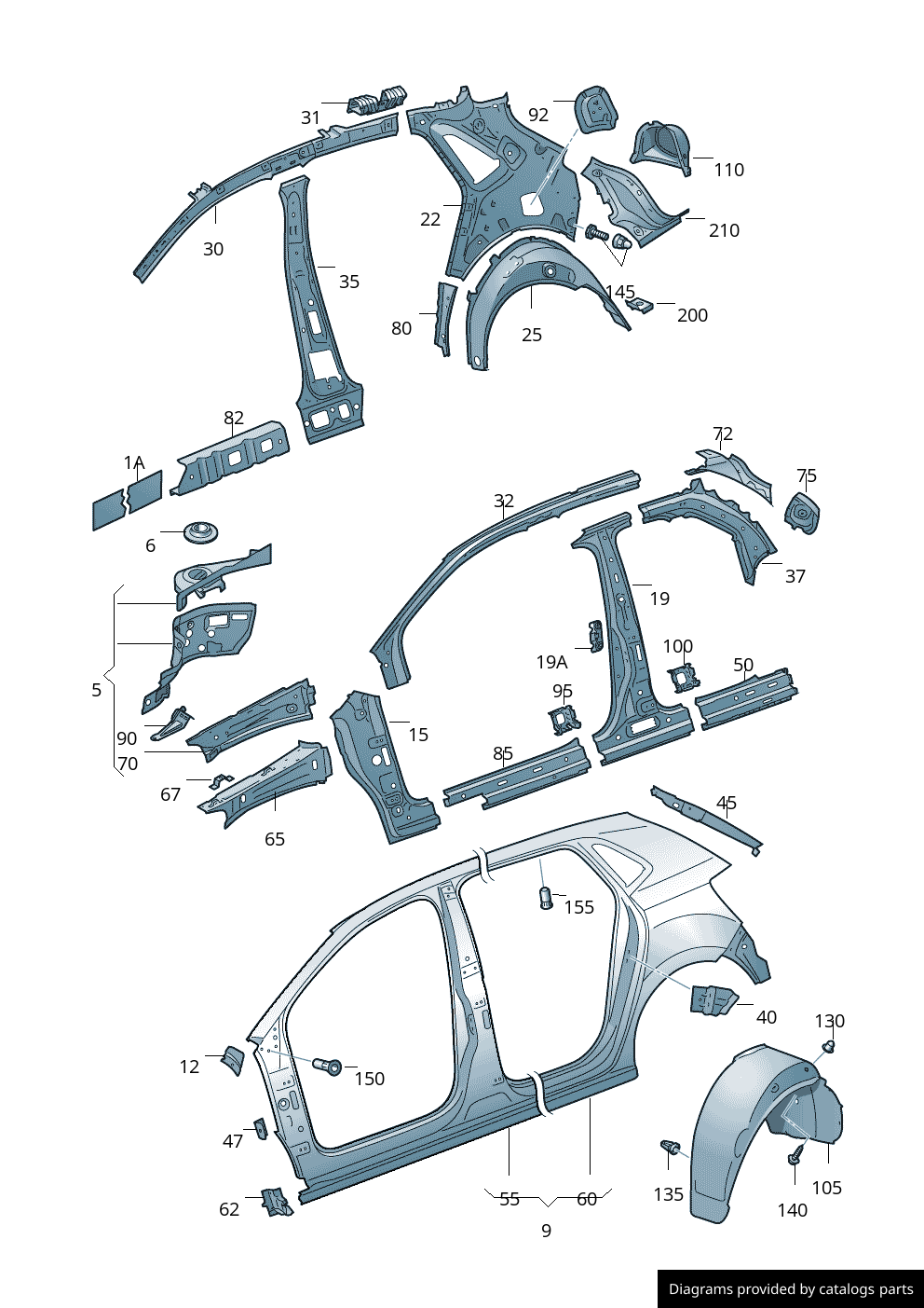 Car part diagram