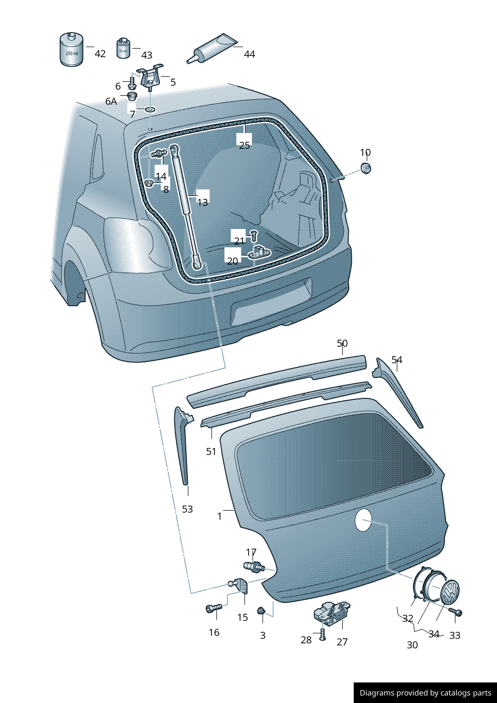 Car part diagram
