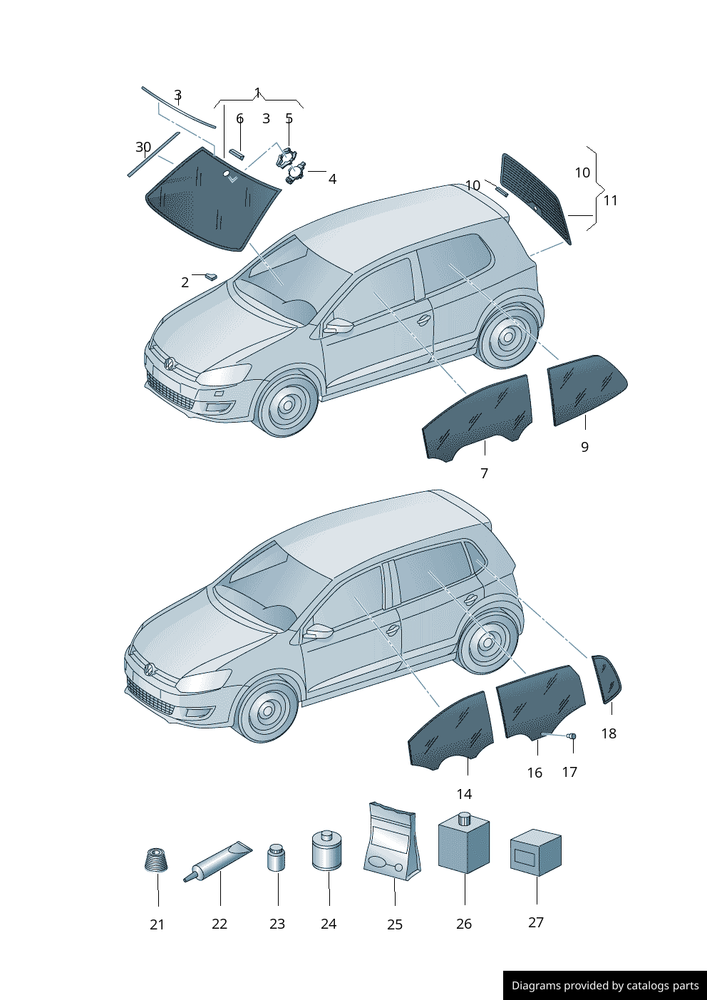 Car part diagram