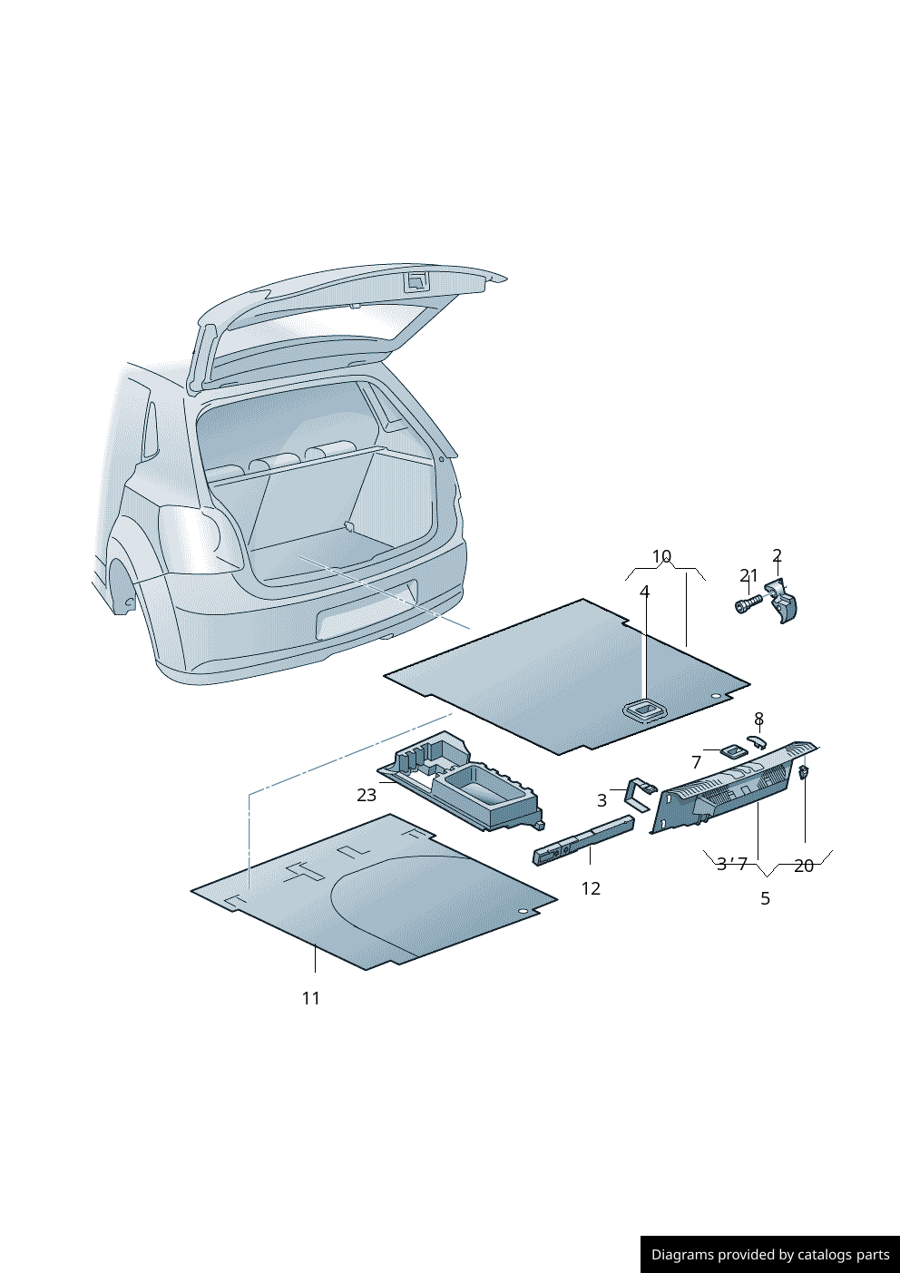 Car part diagram