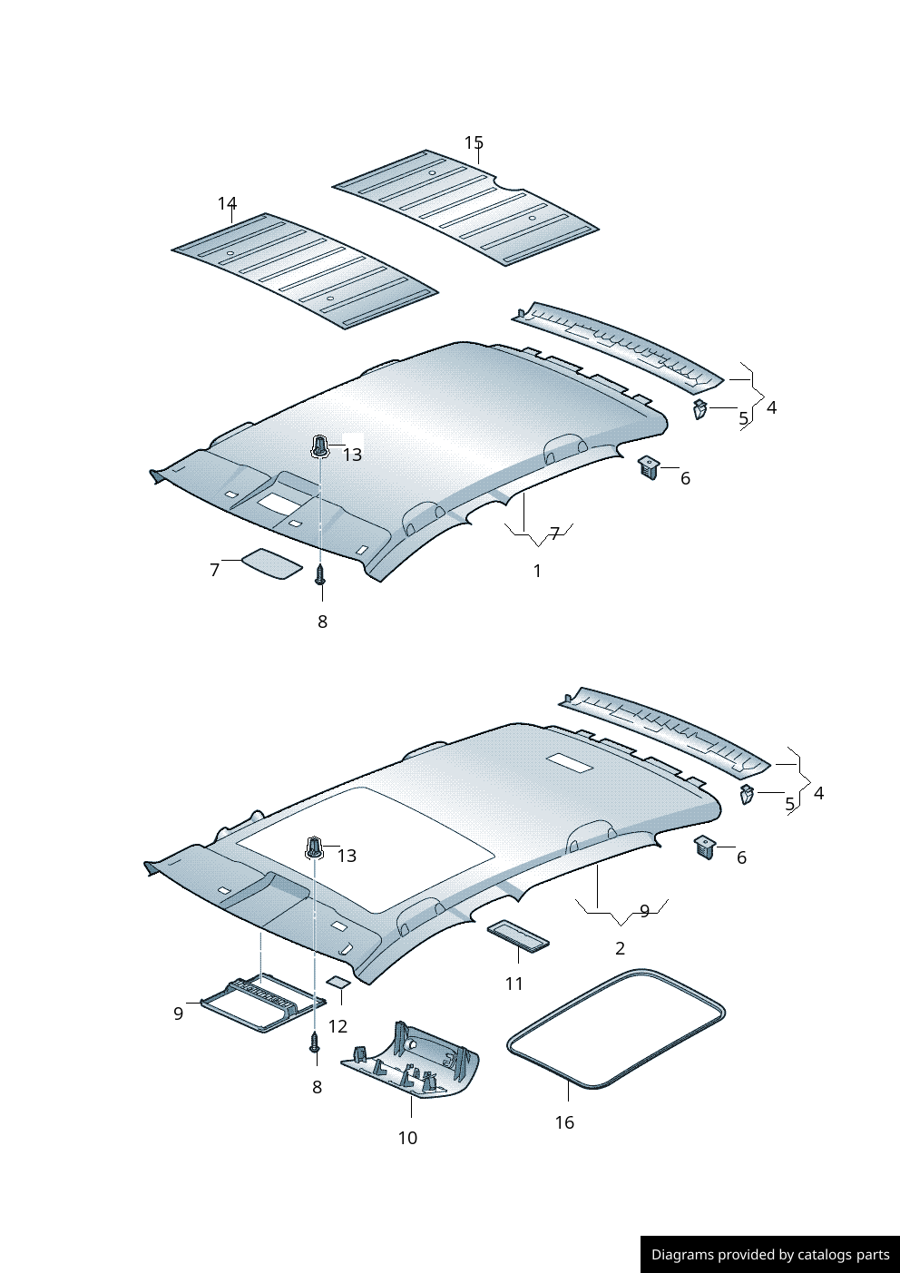 Car part diagram