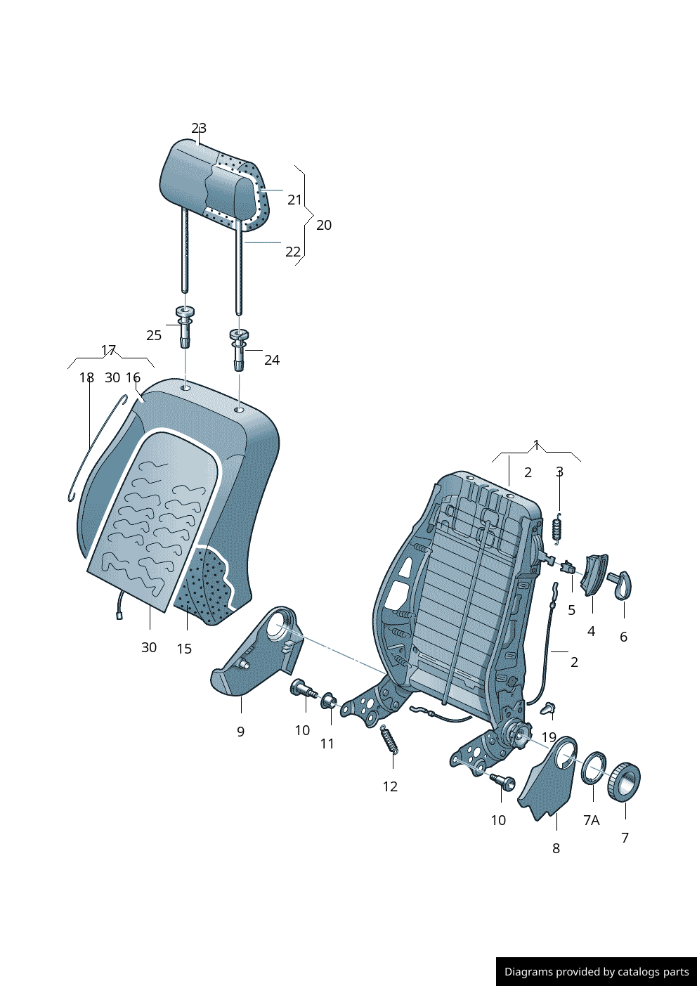 Car part diagram