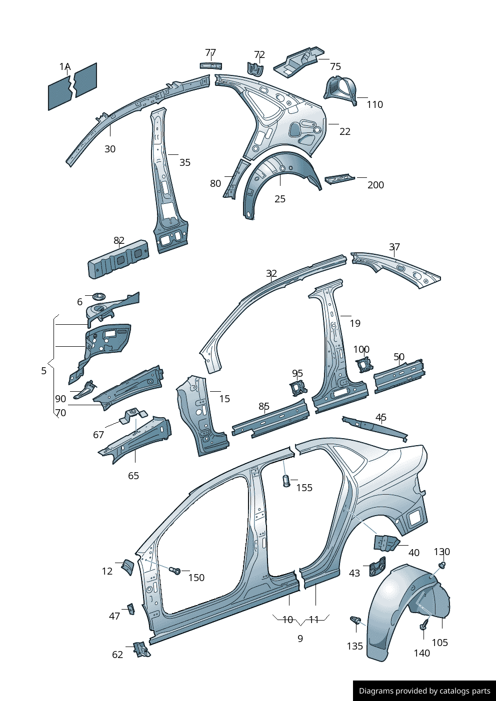 Car part diagram