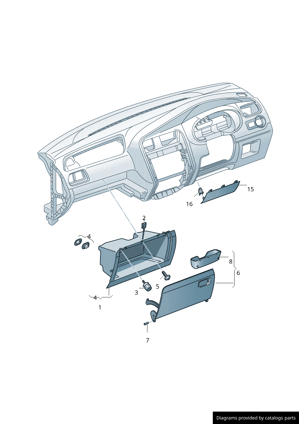 Car part diagram