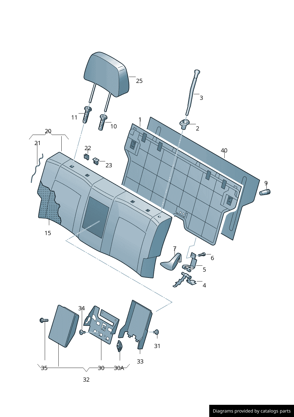 Car part diagram