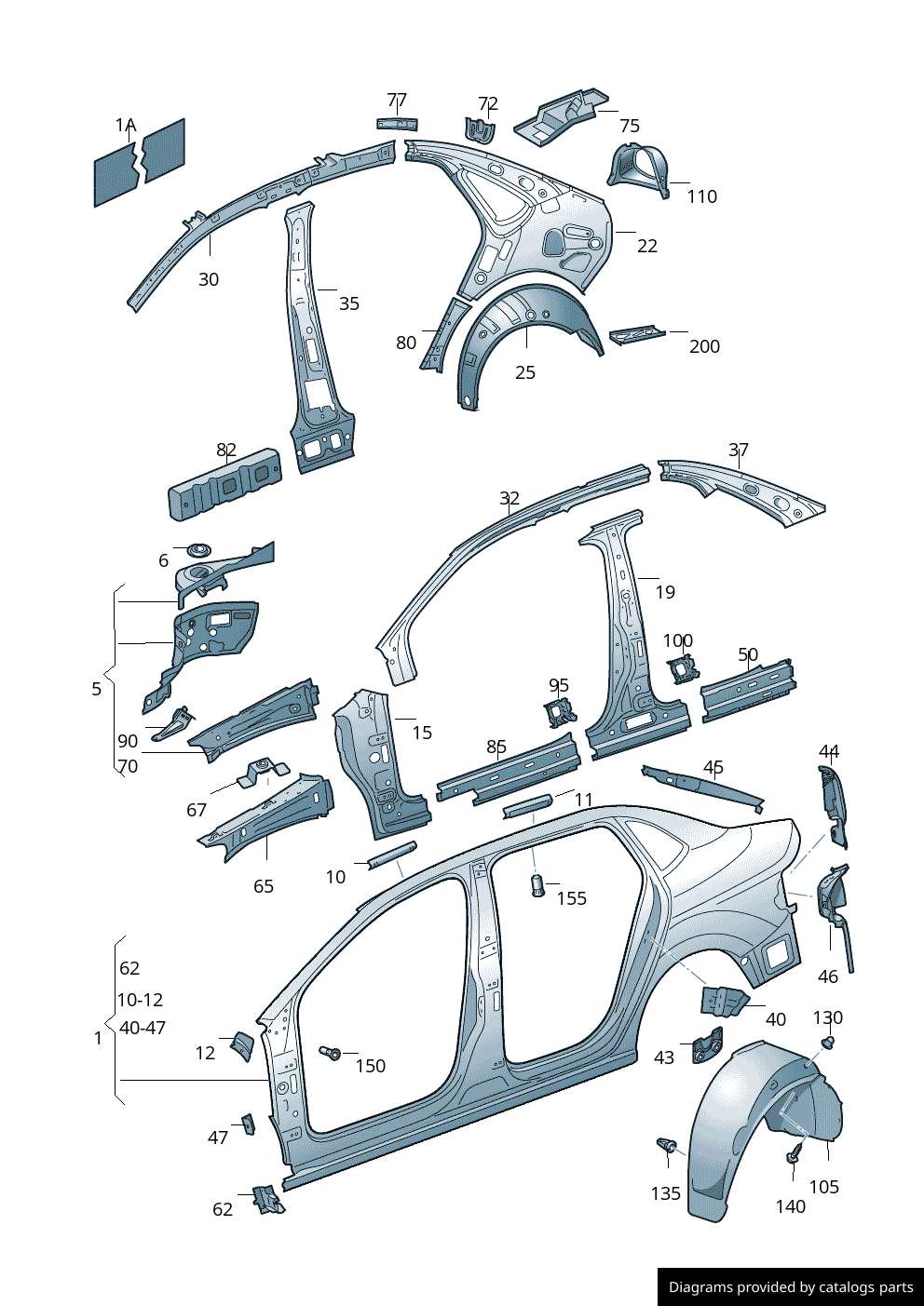 Car part diagram