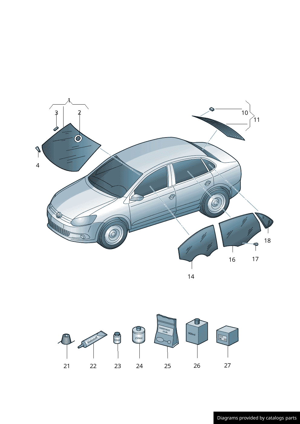 Car part diagram