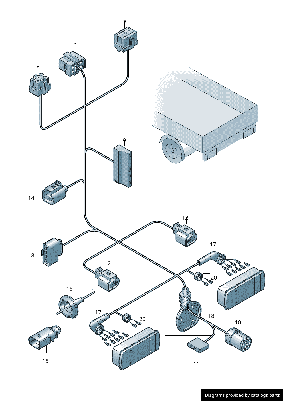 Car part diagram