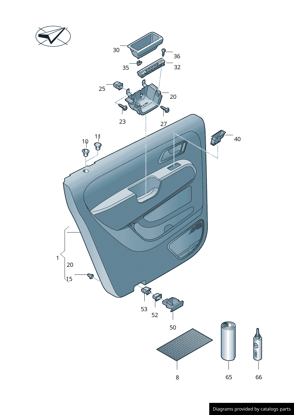 Car part diagram