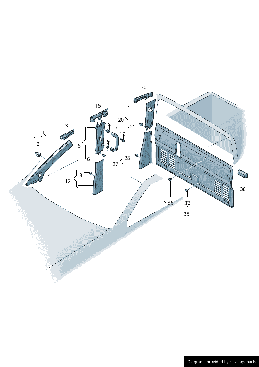 Car part diagram