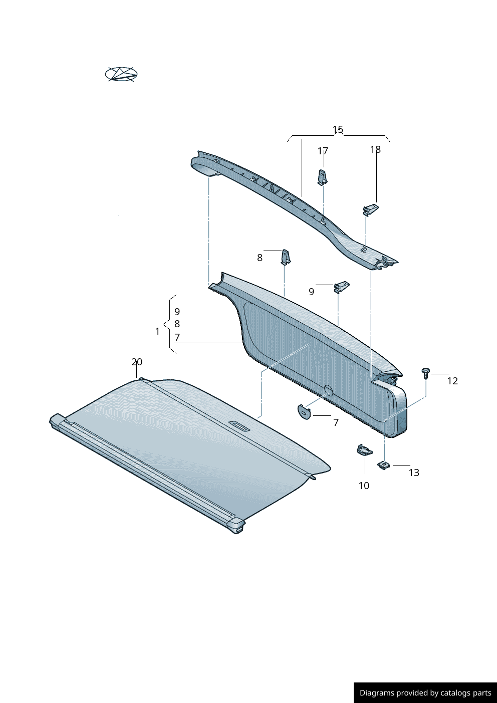 Car part diagram
