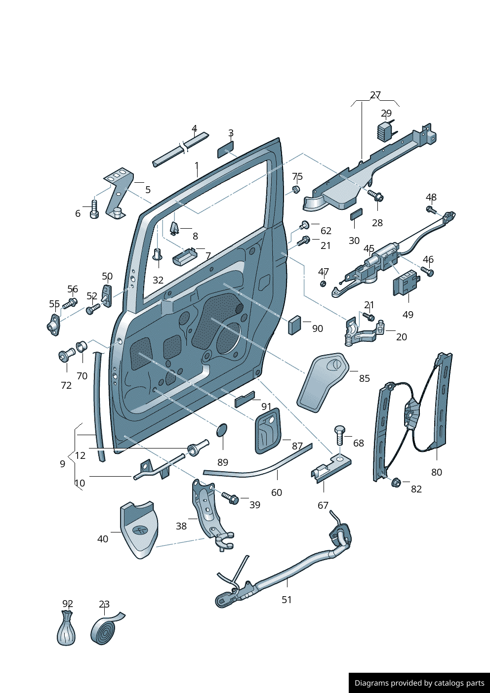 Car part diagram