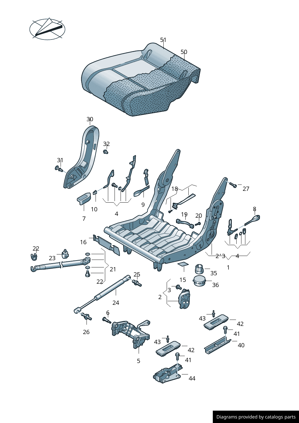 Car part diagram