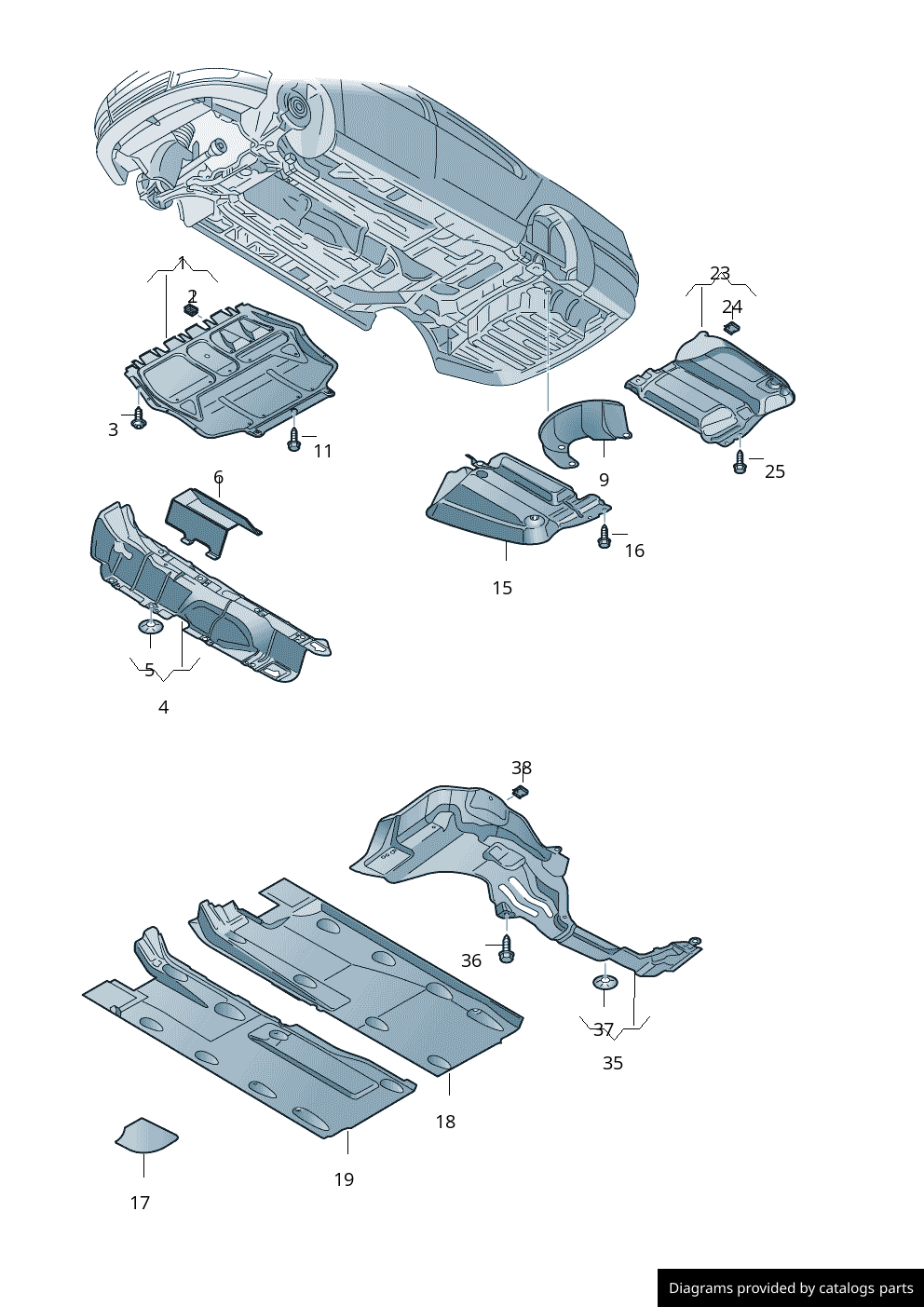 Car part diagram