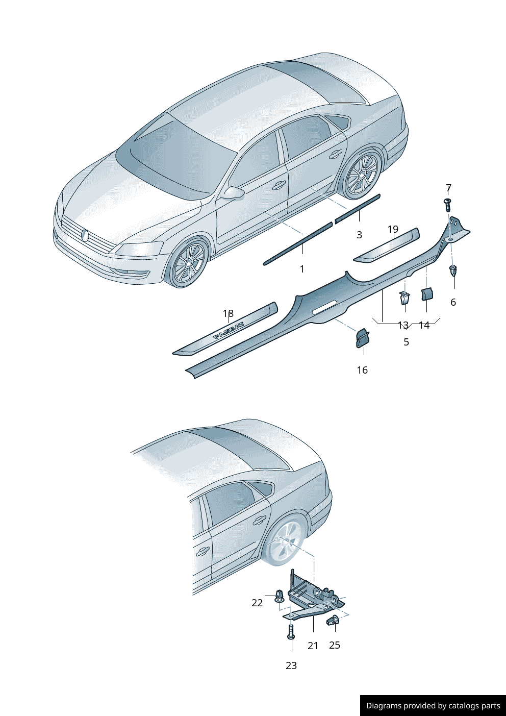 Car part diagram