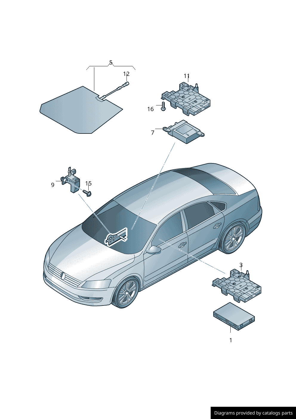 Car part diagram