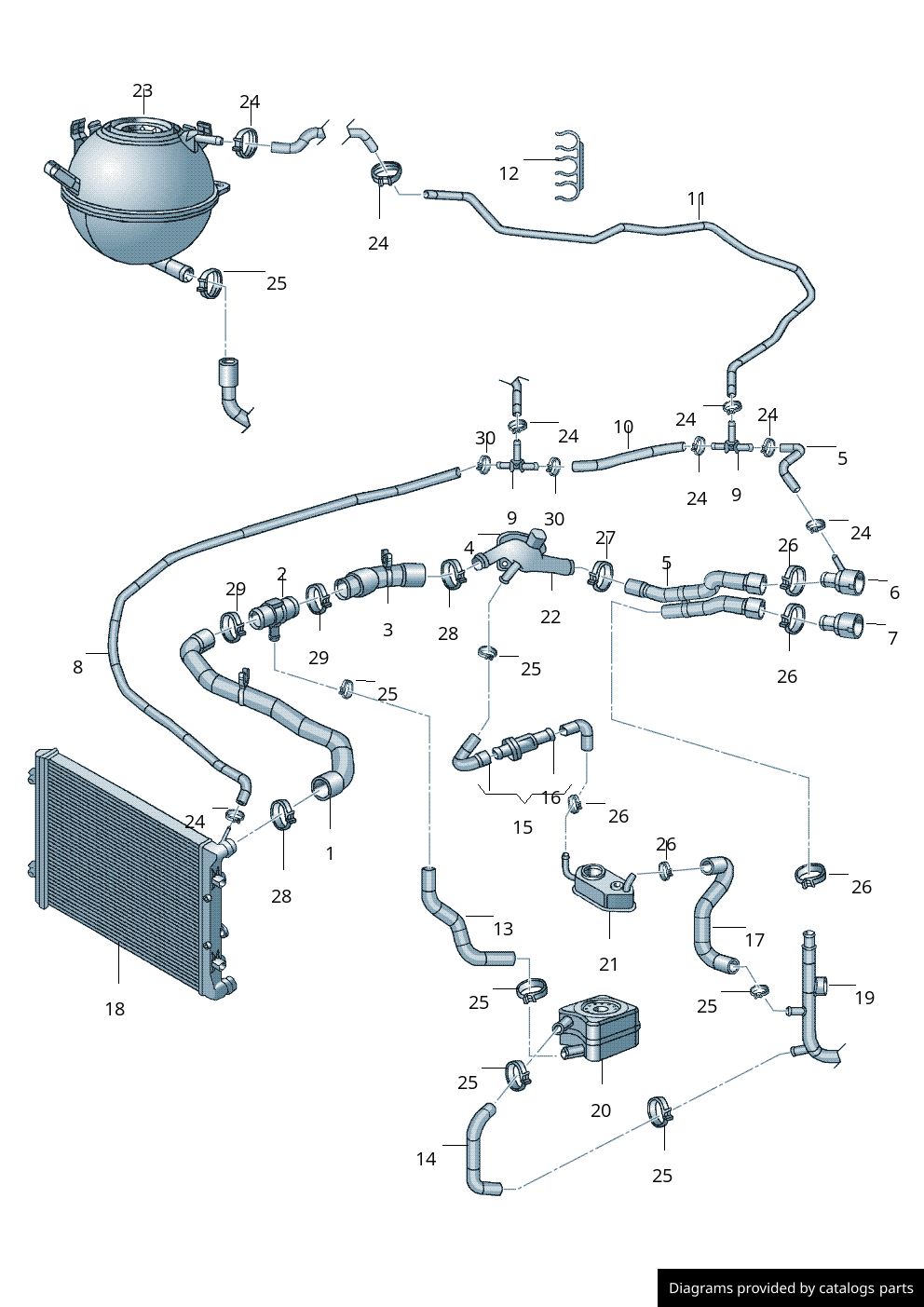 Car part diagram