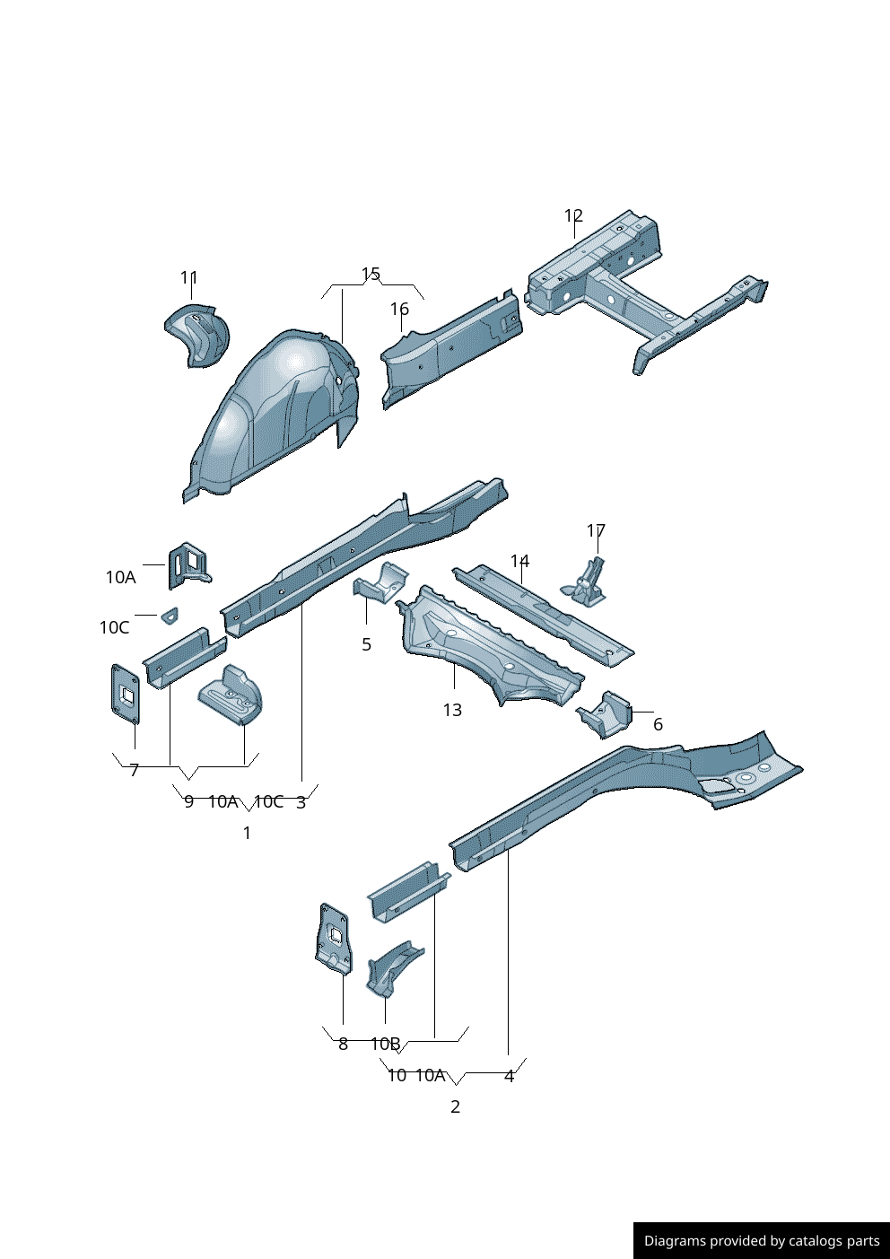 Car part diagram