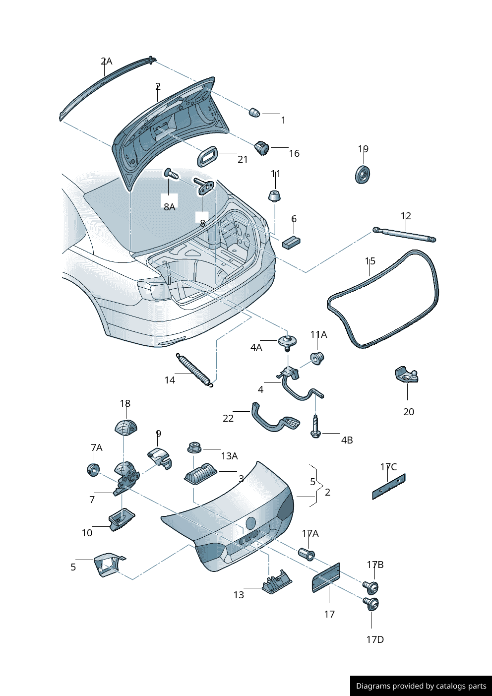 Car part diagram