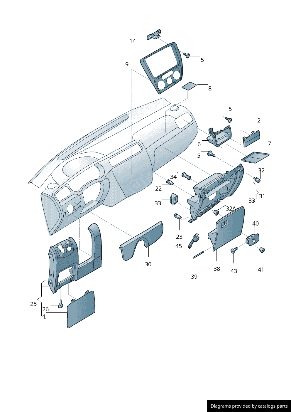 Car part diagram