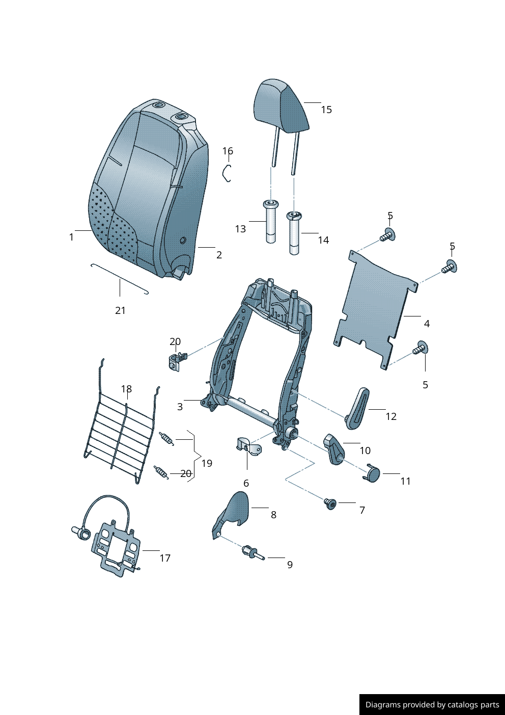Car part diagram