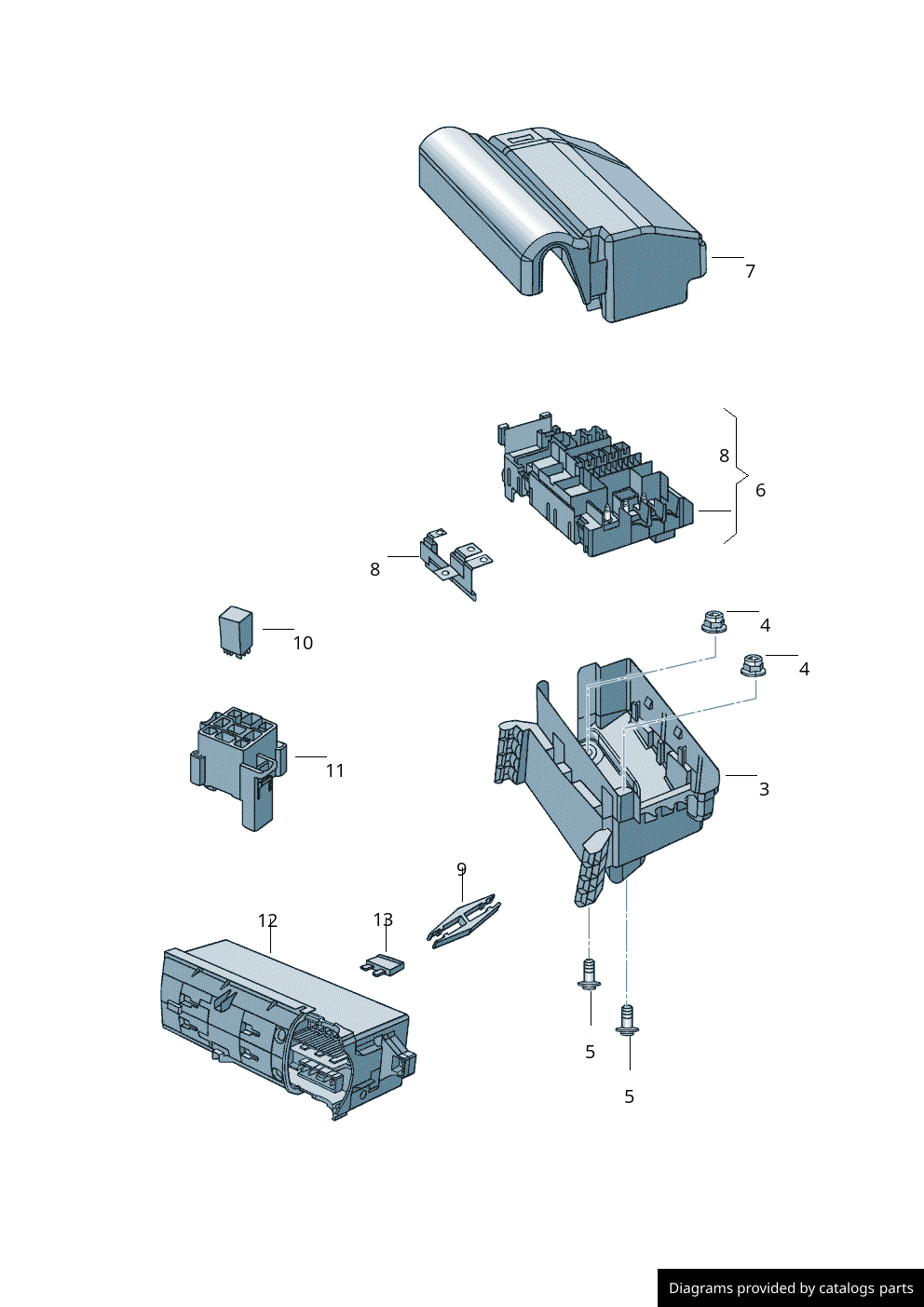 Car part diagram