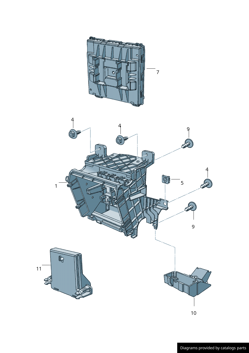 Car part diagram