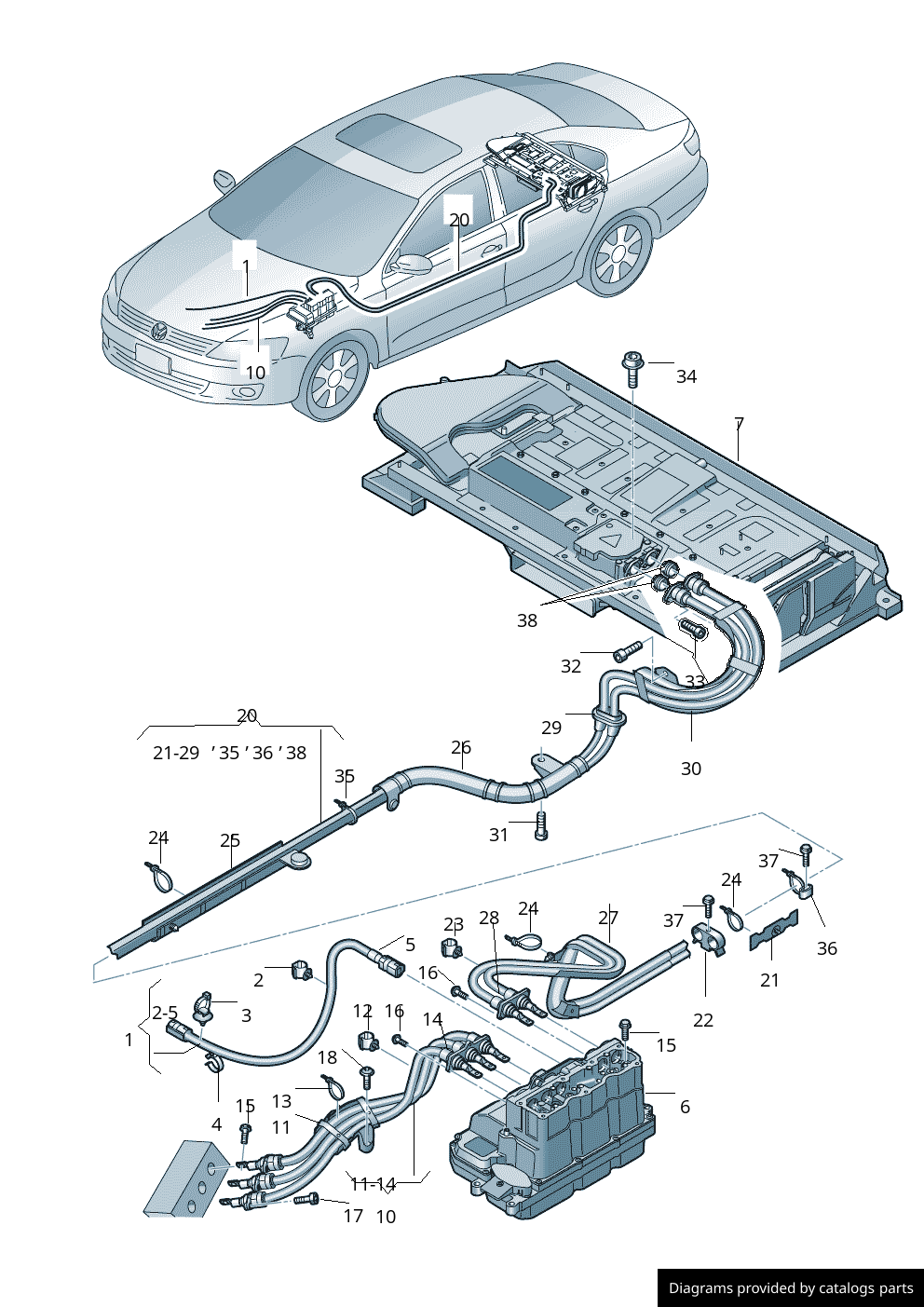 Car part diagram