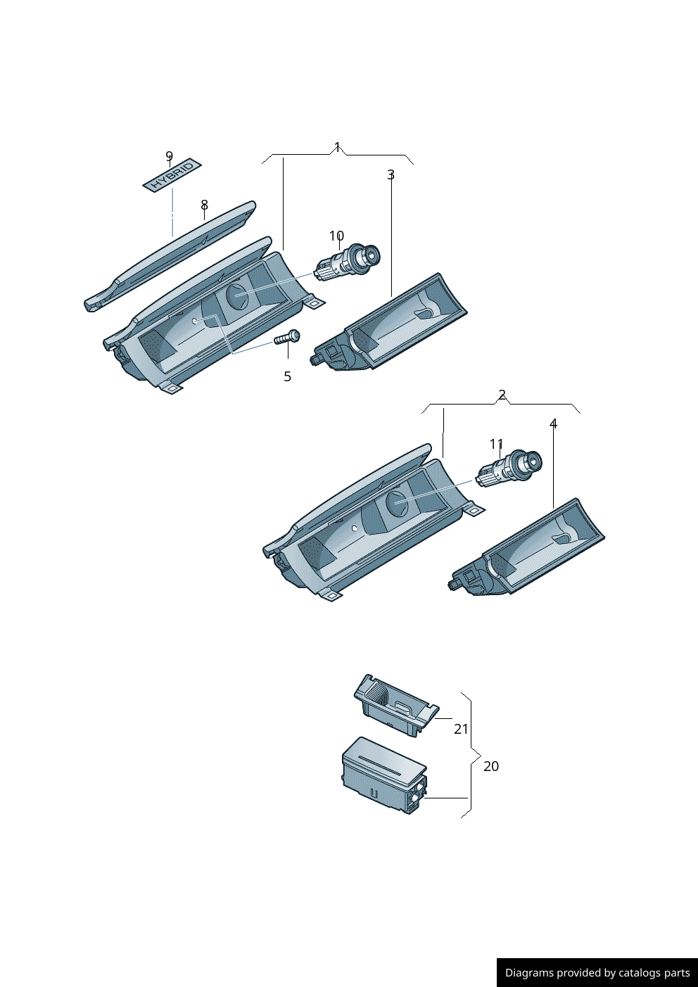 Car part diagram