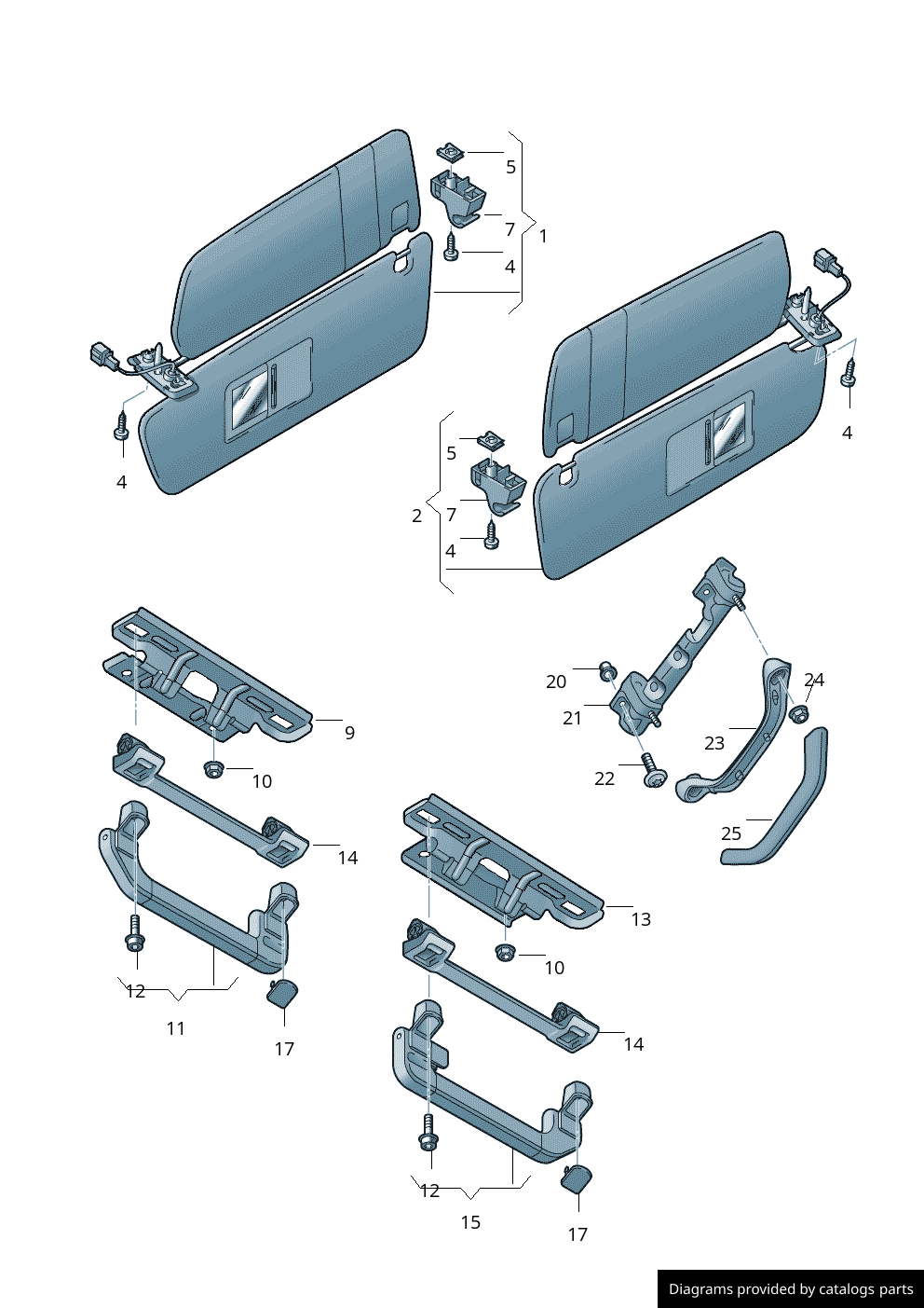 Car part diagram