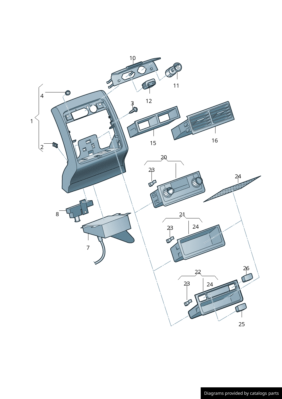 Car part diagram
