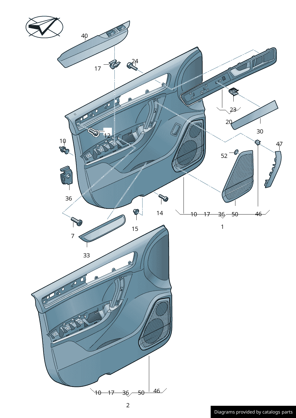 Car part diagram