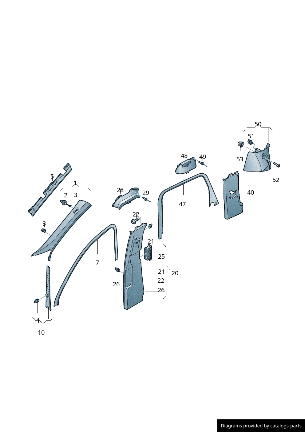 Car part diagram