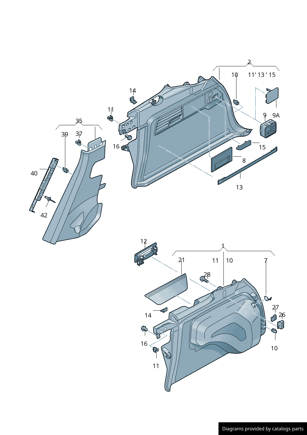 Car part diagram
