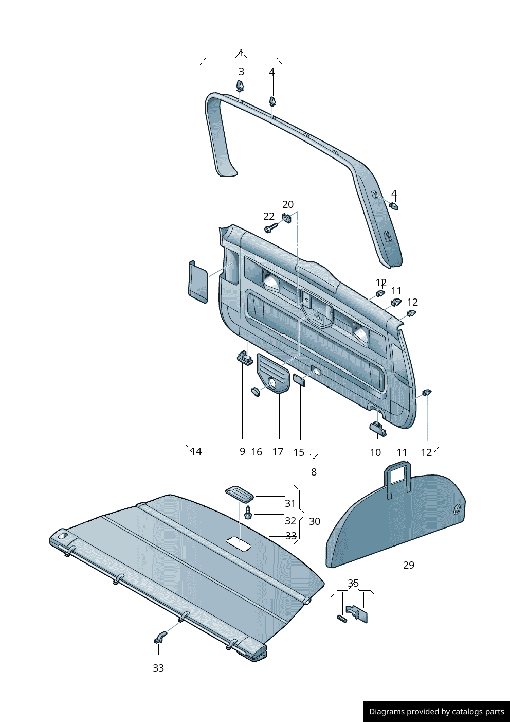 Car part diagram