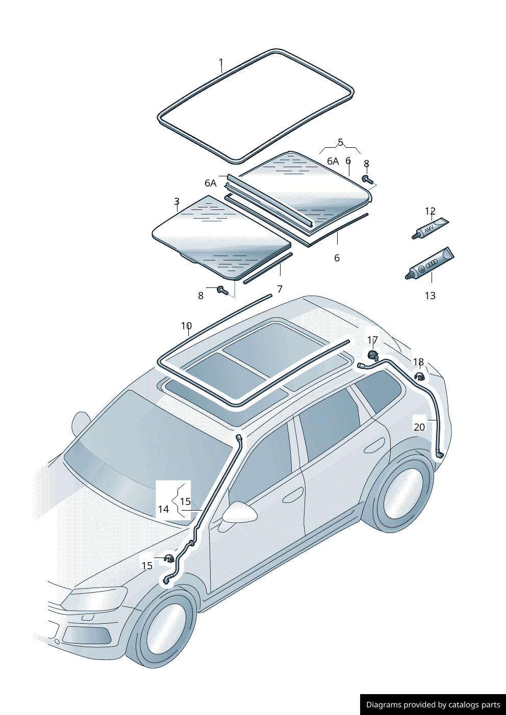 Car part diagram