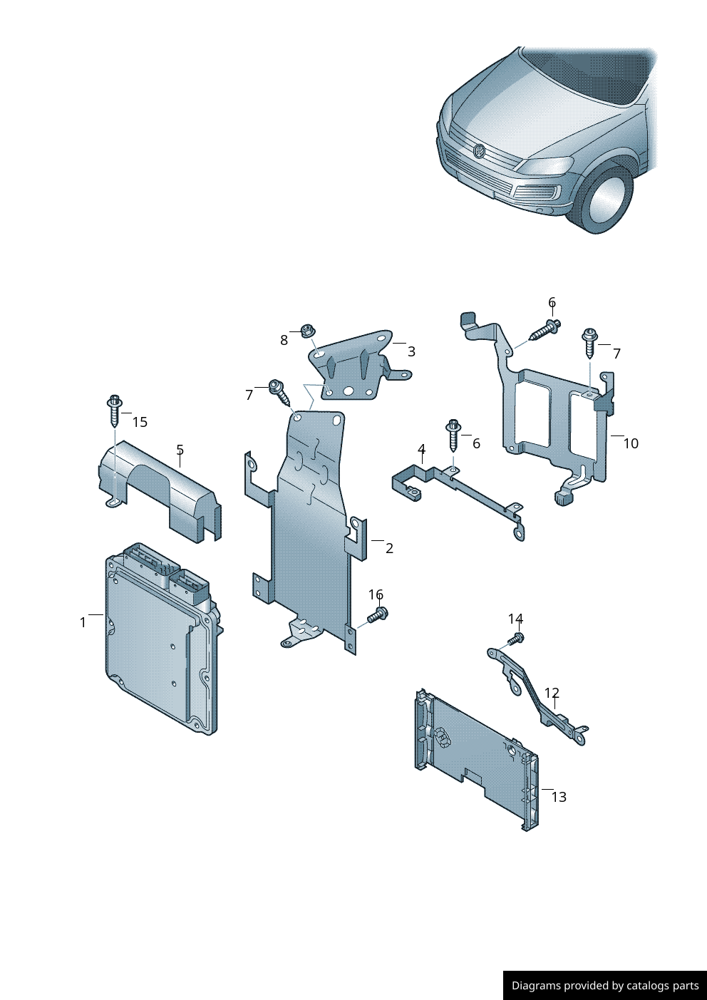 Car part diagram